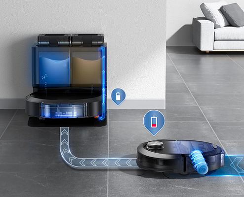 Cyclone Sweep Pro Floor Vacuum Robot con funzioni di aspirazione e spazzatura ciclonica
