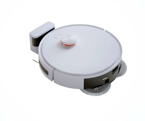 Robot aspirapolvere con spazzola a rotazione