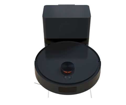 Robot aspirapolvere con spazzola a rotazione