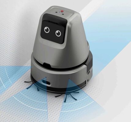 Pulizzatore di pavimenti robot commerciale con stazione base