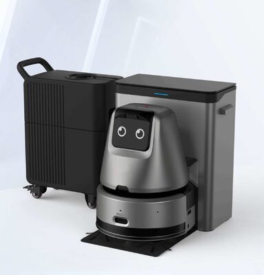Pulizzatore di pavimenti robot commerciale con stazione base